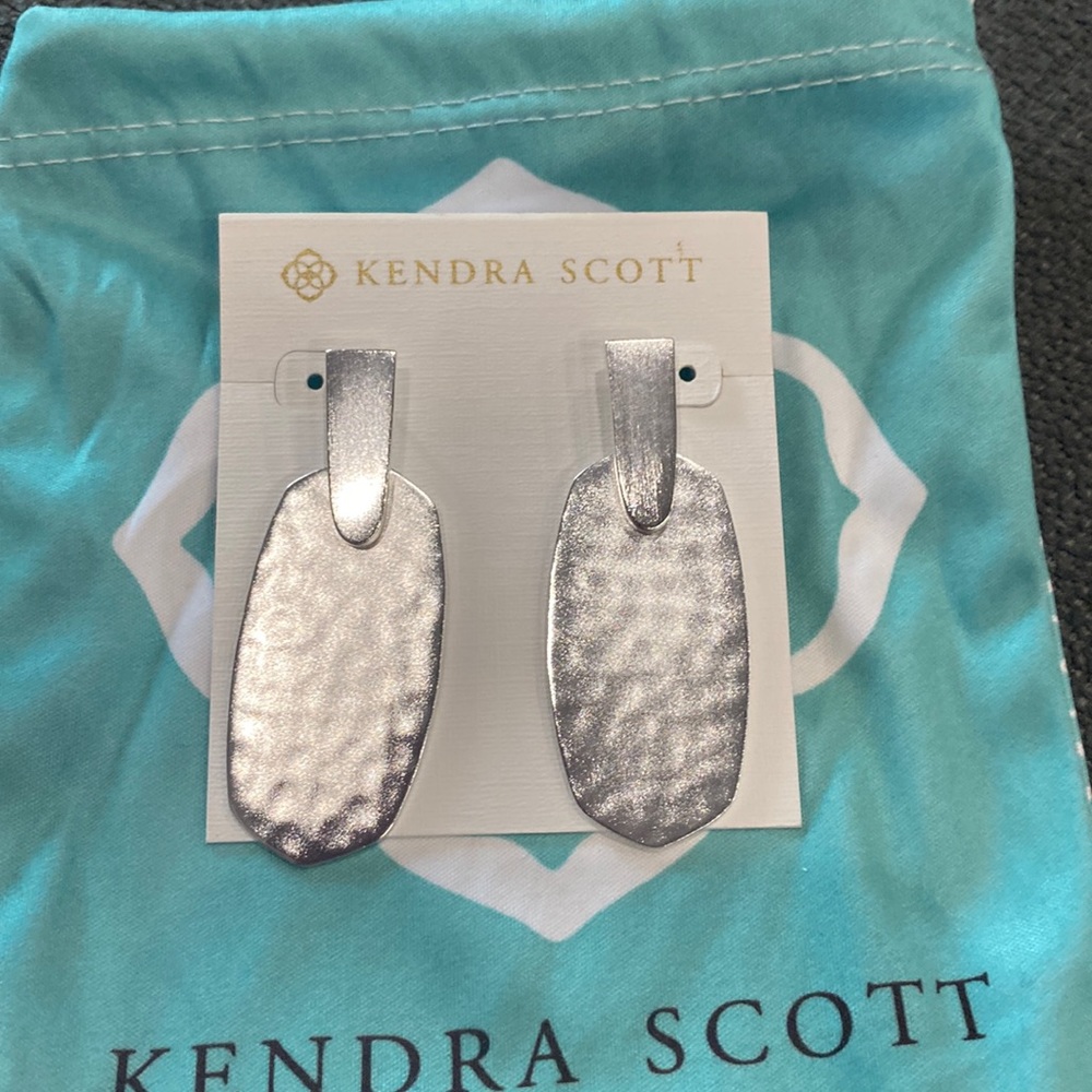 Kendra Scott silver earrings